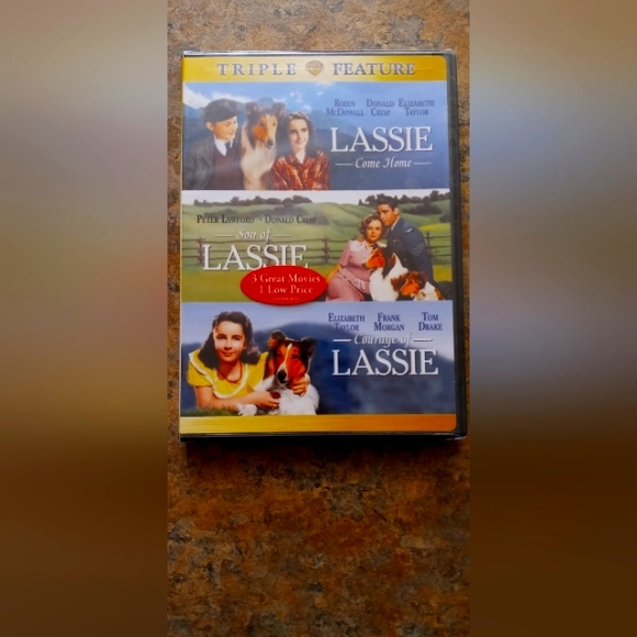 Other - Lassie Triple Feature DVD Set - Classic Family Films
